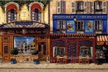 Cityscape Painting - YXJ0089e impressionism street scenes shop.JPG